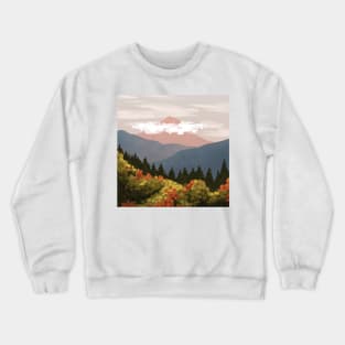 Summer Mountain Crewneck Sweatshirt